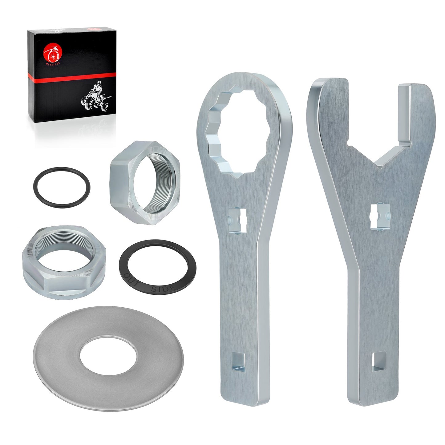 41mm Rear Axle Nut Wrench Tool & Washer Seal for Honda FourTrax (200–300)