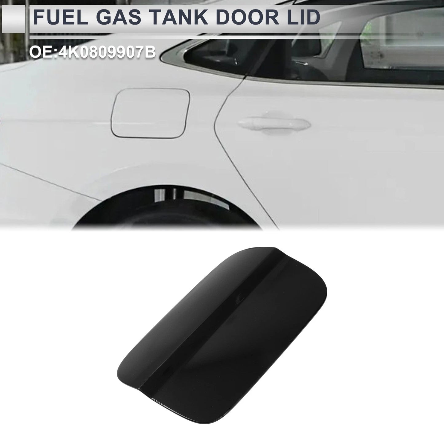 Fuel Tank Door Cap for Audi A6 (2019–2024) Black No. 4K0809907B