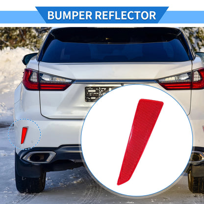 Rear Left Bumper Reflector No. 8192048050 for Lexus RX350 (2016–2019) Red