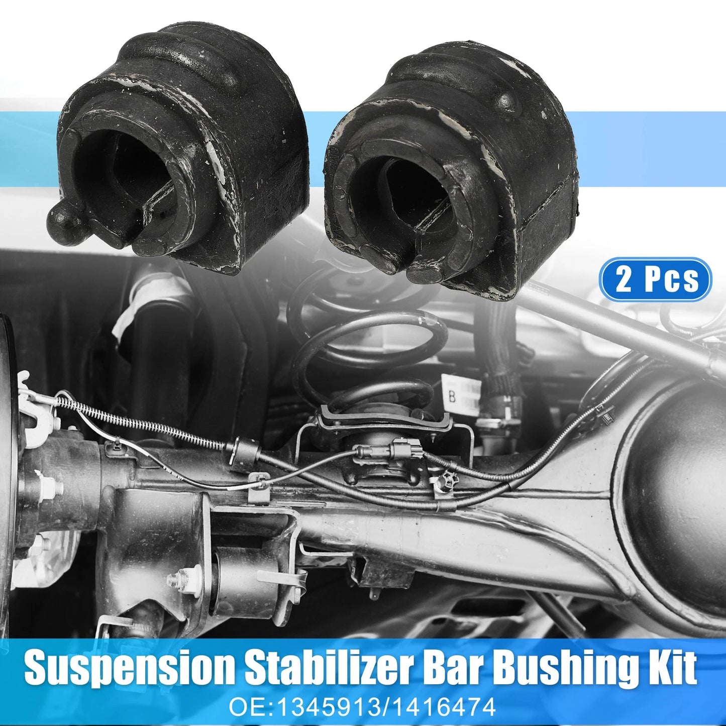 2X Suspension Stabilizer Bar Bushings No. 1345913 for Ford Focus (2006–2015)