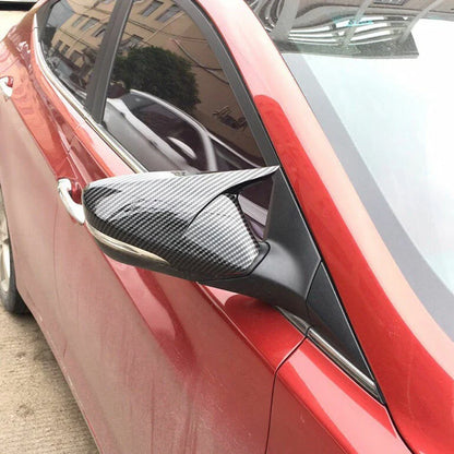 2 x Ox Horn Rear View Mirror Cover Cap for Hyundai Elantra (2011–2016)
