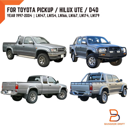 Smoke Tail Light Lenses for Toyota Hilux Ute D4D SR5 (1997-2004)