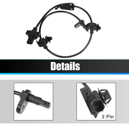 2 x Front Left & Right ABS Wheel Speed Sensors for Honda Civic (2006-2011)