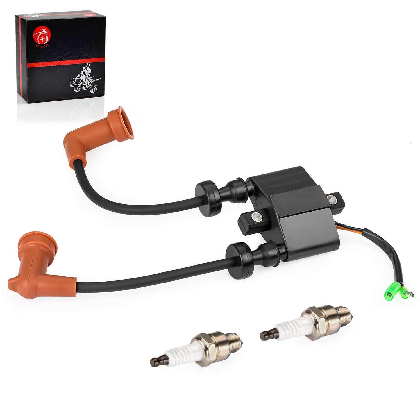Ignition Coil with Spark Plug for Yamaha F15 F20 F25 T25 (2006–2017)
