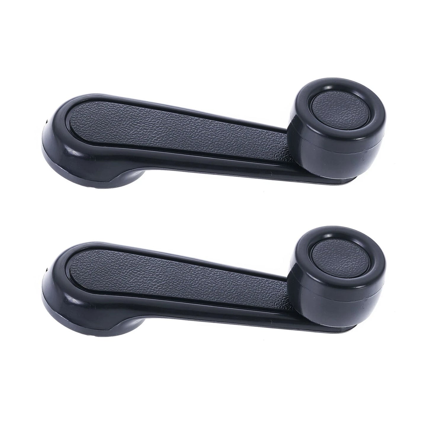 2X Black Window Crank Handle for Toyota Landcruiser (1969–2007)