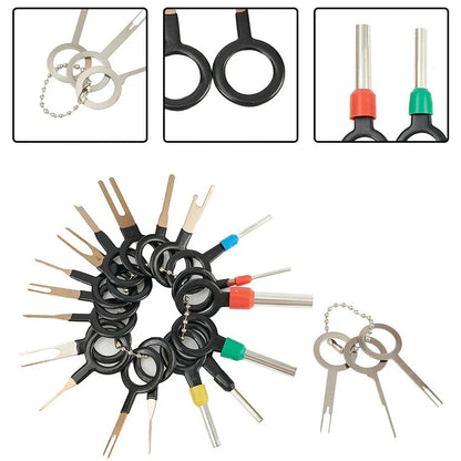 21pcs Car Wiring Terminals Removal Repair Tools Connector Pin Extractor for Car