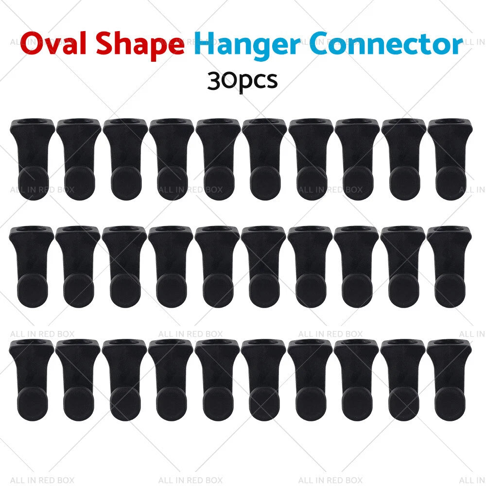 30PCS Closet Organizer Hanger Connectors for Space Saving