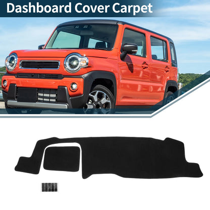 Dashboard Cover Mat for Suzuki MR52S/MR92S (2020–2024) with Sticker Black Set