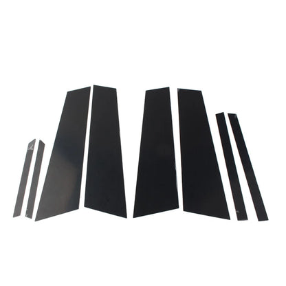 8X Window Pillar Post Cover Trim Bright Black for BMW X2 F39 (2018–2021)
