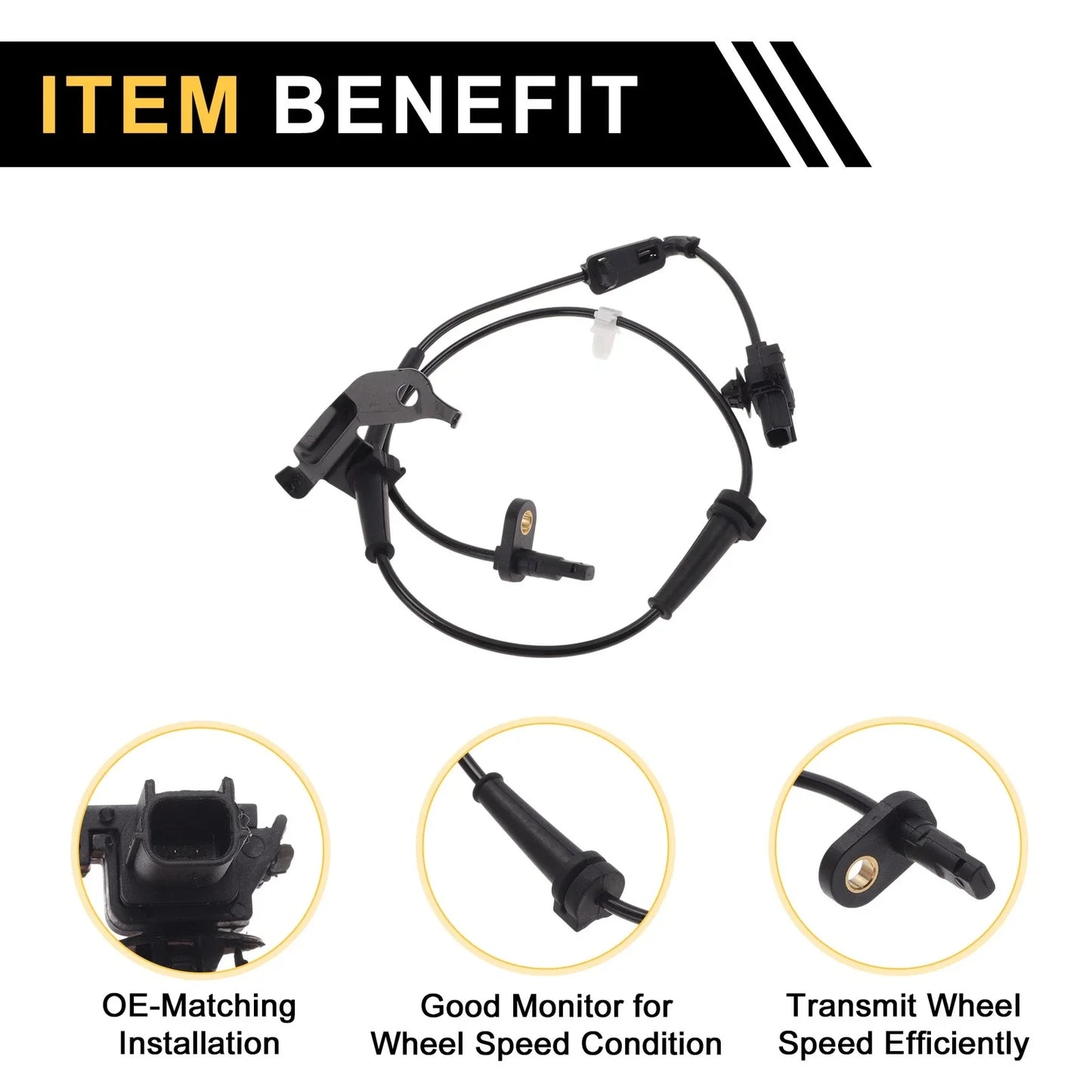 ABS Wheel Speed Sensor for Honda Jade (2015-2020) 1 x Front Right Sensor