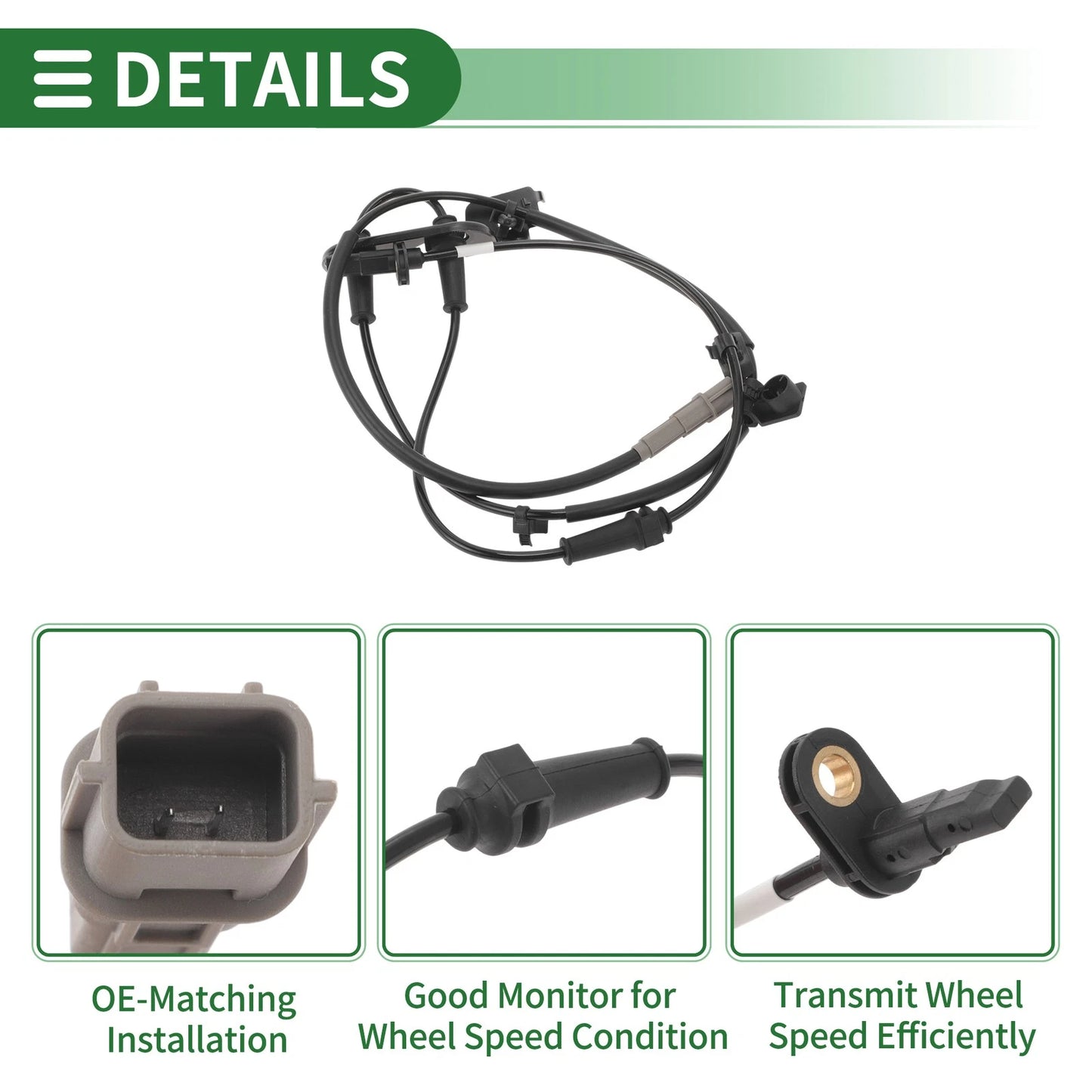 ABS Wheel Speed Sensor No. 58930P2100 for Kia Sorento (2021–2023) Front Left