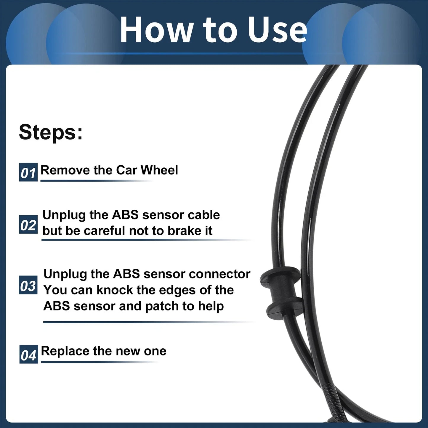 ABS Wheel Speed Sensor for Dodge Durango (2004-2009)