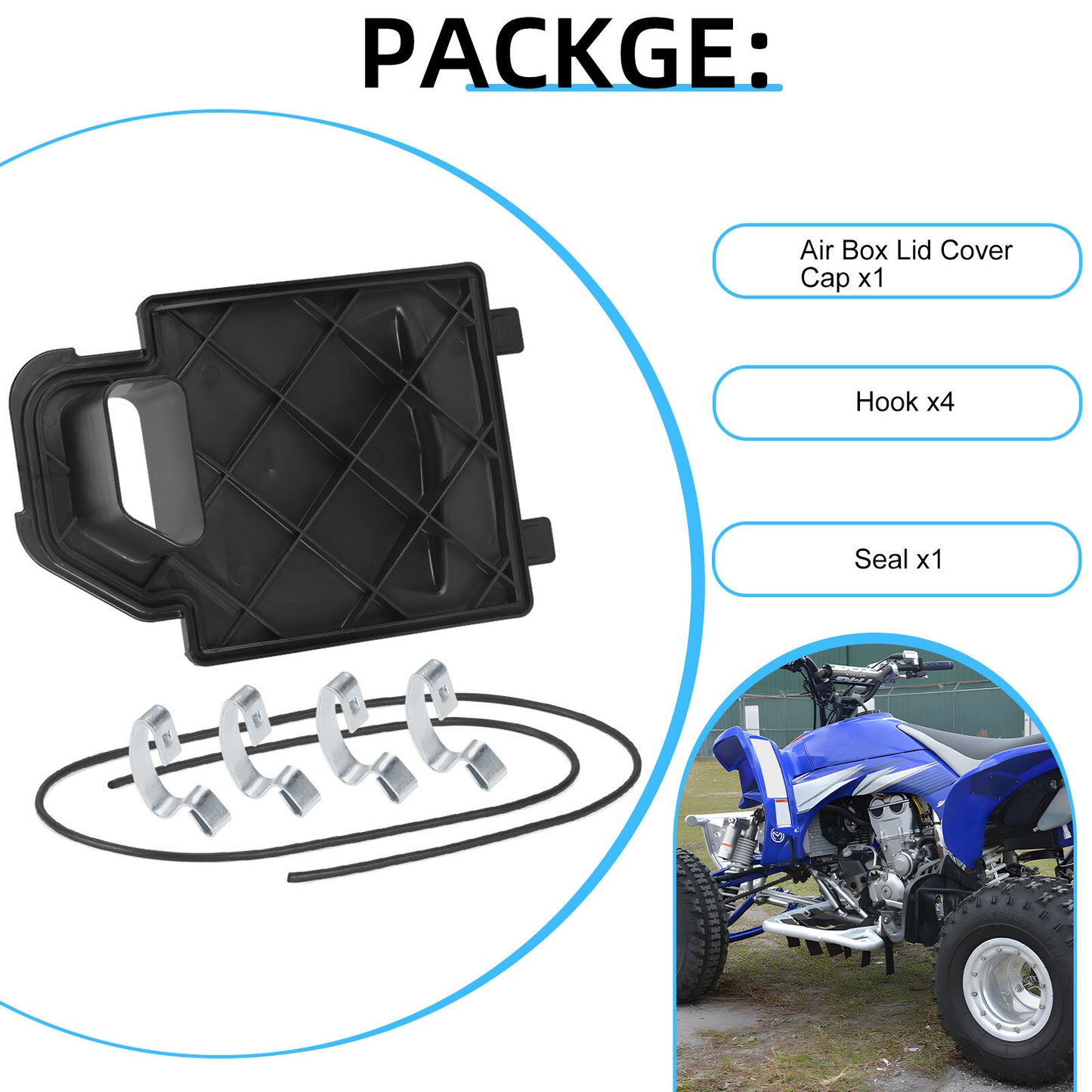 Air Box Lid Cover Seal for Yamaha YFZ450 (2006–2007)