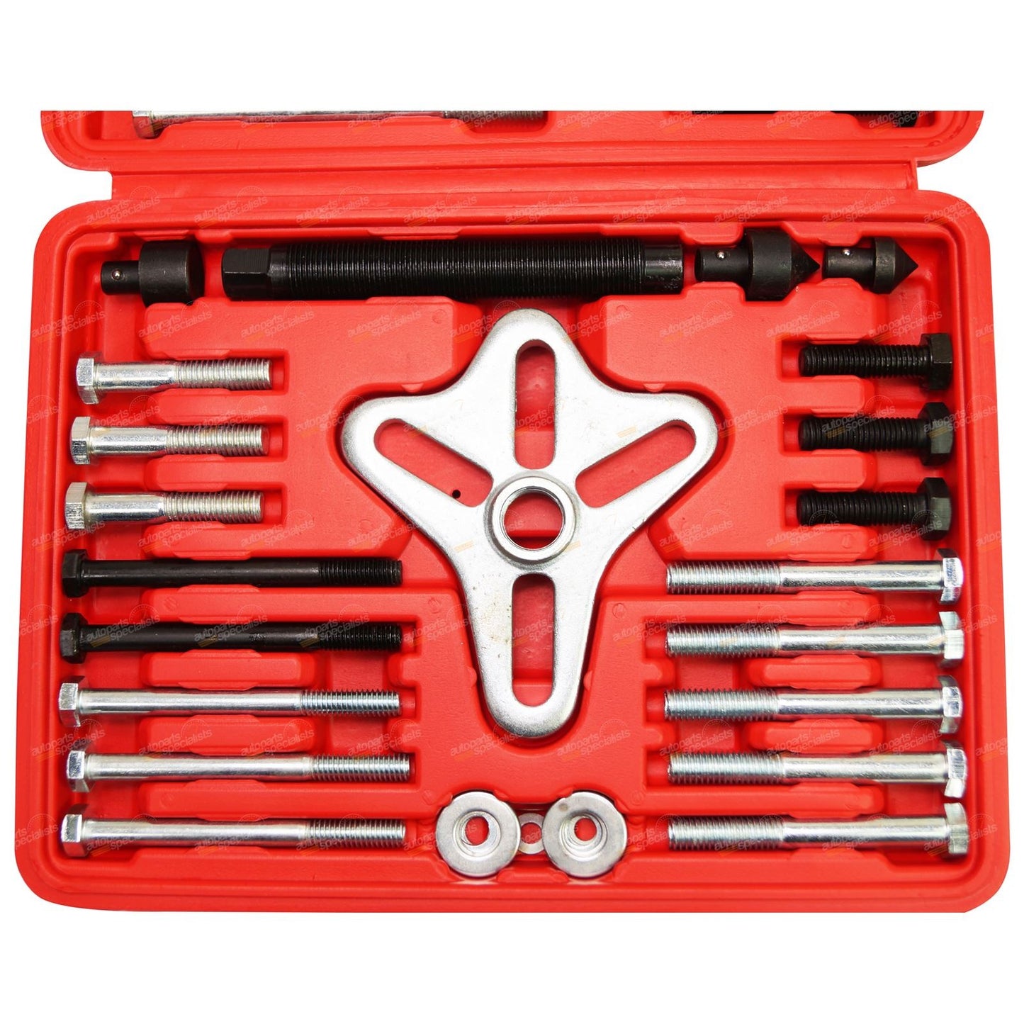 46-Piece Harmonic Balancer Puller Tool Set for Universal Applications