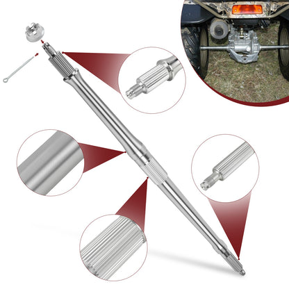 Rear Axle Shaft with Nut Pin Kit for Yamaha Big Bear 400 (2000–2006)