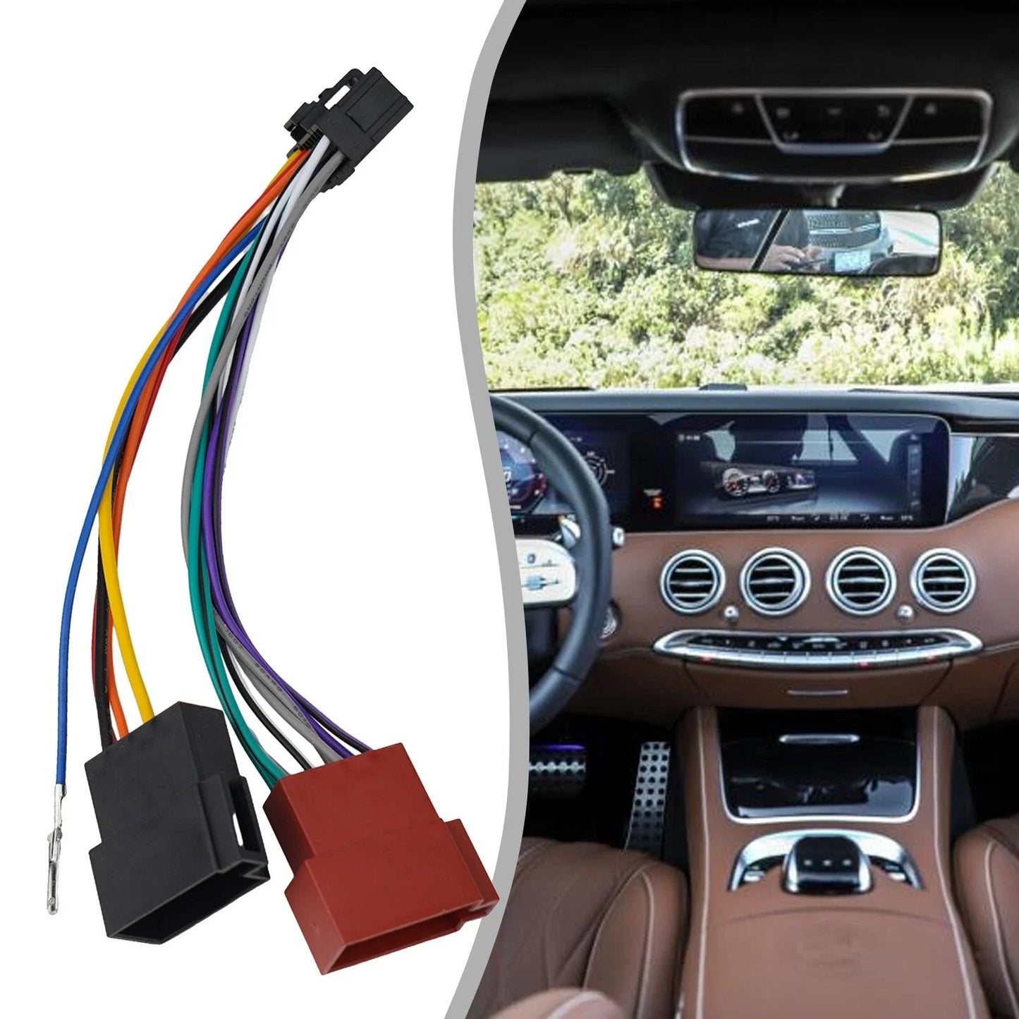 ISO Wiring Cable and Power Adaptor for Pioneer