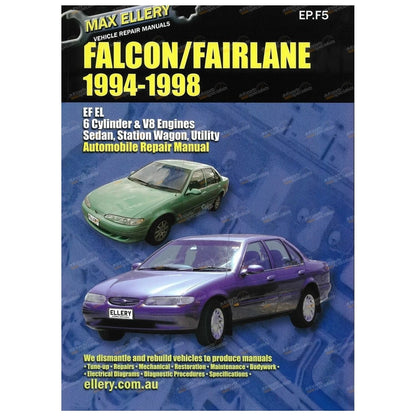 Workshop Manual for Falcon EF EL Fairlane NF NL (1994–1998)