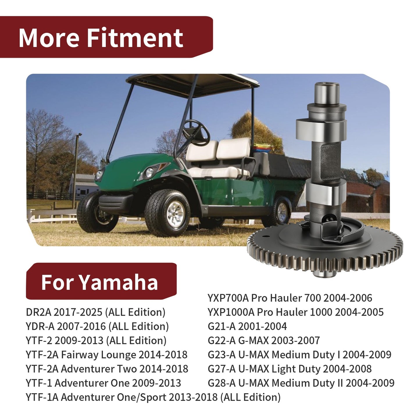 Camshaft Assembly for Yamaha YDRA YTF1A YTF2A DR2A