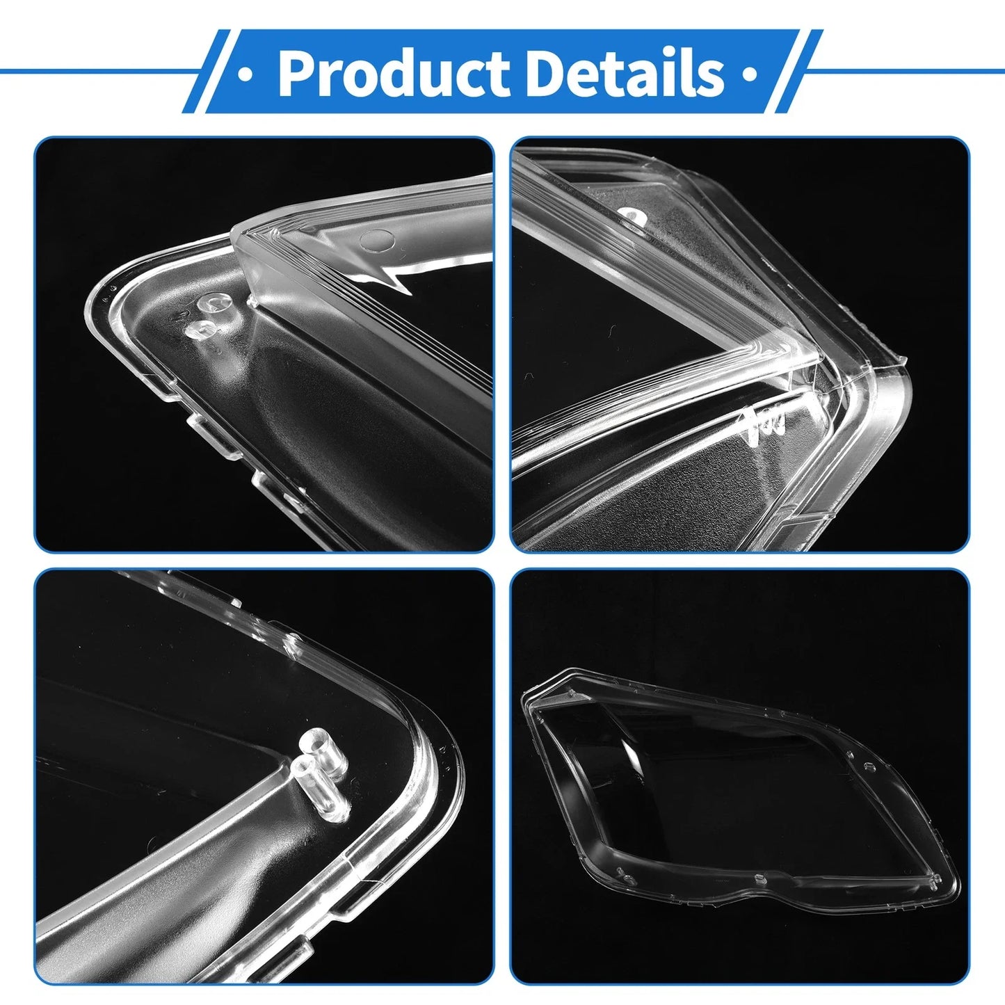 Car Front Left Headlight Lens Cover for Mercedes-Benz GLK (2009-2012)