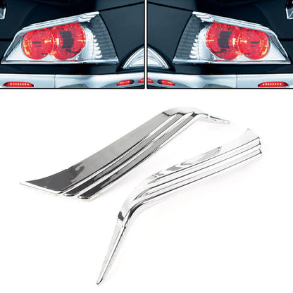 Trunk Tail Light Visors Trim Accent for Honda Goldwing 1800 (2012-2017)