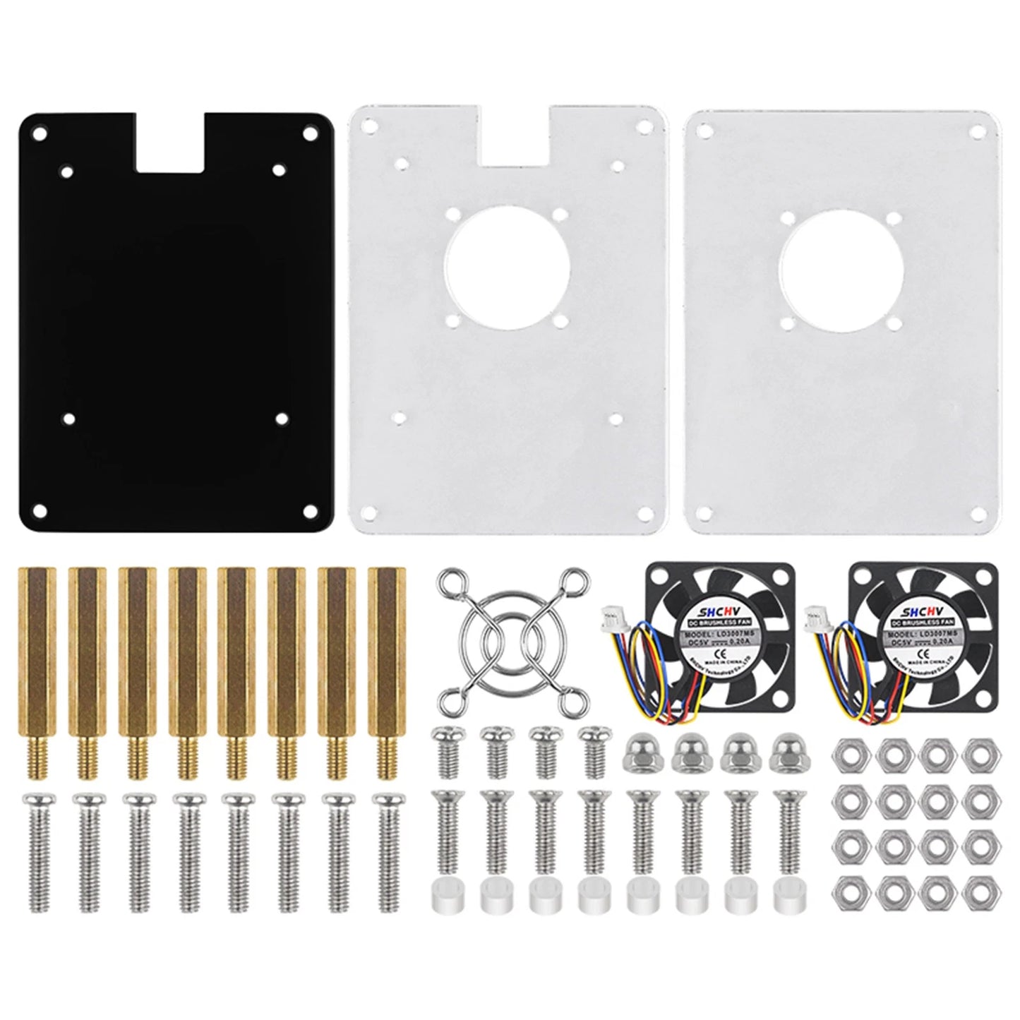Multi-Layer Acrylic Shell Case for Raspberry Pi 5 (2023)