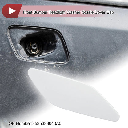 Front Right Washer Nozzle Cover Cap for Lexus ES300h (2019–2022) White
