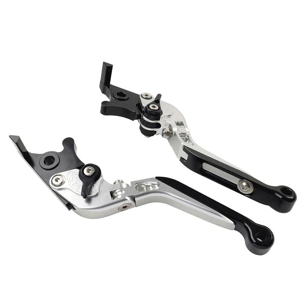 Silver CNC Extendable Brake Clutch Levers for BMW S1000XR (2015-2021)