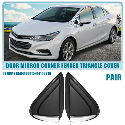 1 Pair Mirror Corner Fender Triangle Cover No. 84106815/84106816 for Chevrolet