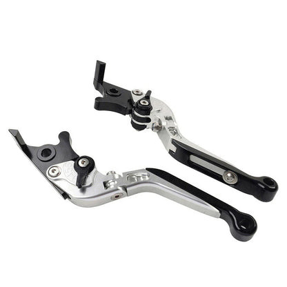 CNC Silver Extendable Brake Clutch Levers for BMW S1000RR S1000R (2015-2019)