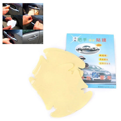 Set of 4 Car Door Handle Scratch Protector Film Invisible Clear Universal