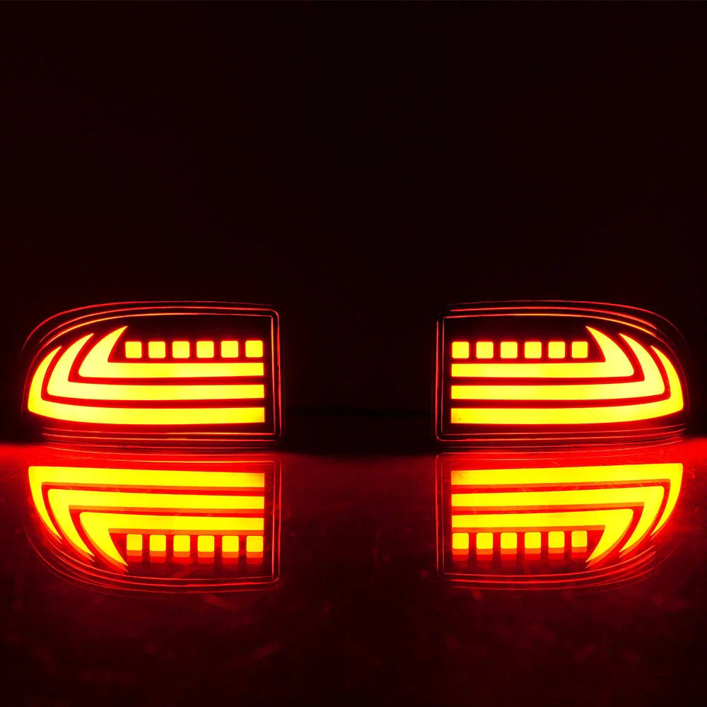Red Lens Bumper Reflector Fog / Turn Signal Lights for Lexus IS (2006–2013)