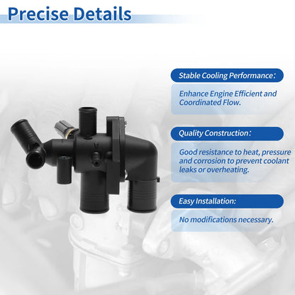 Engine Coolant Thermostat Housing Assembly No.BB3Q8A586AB for Ford Transit (2014–2023)