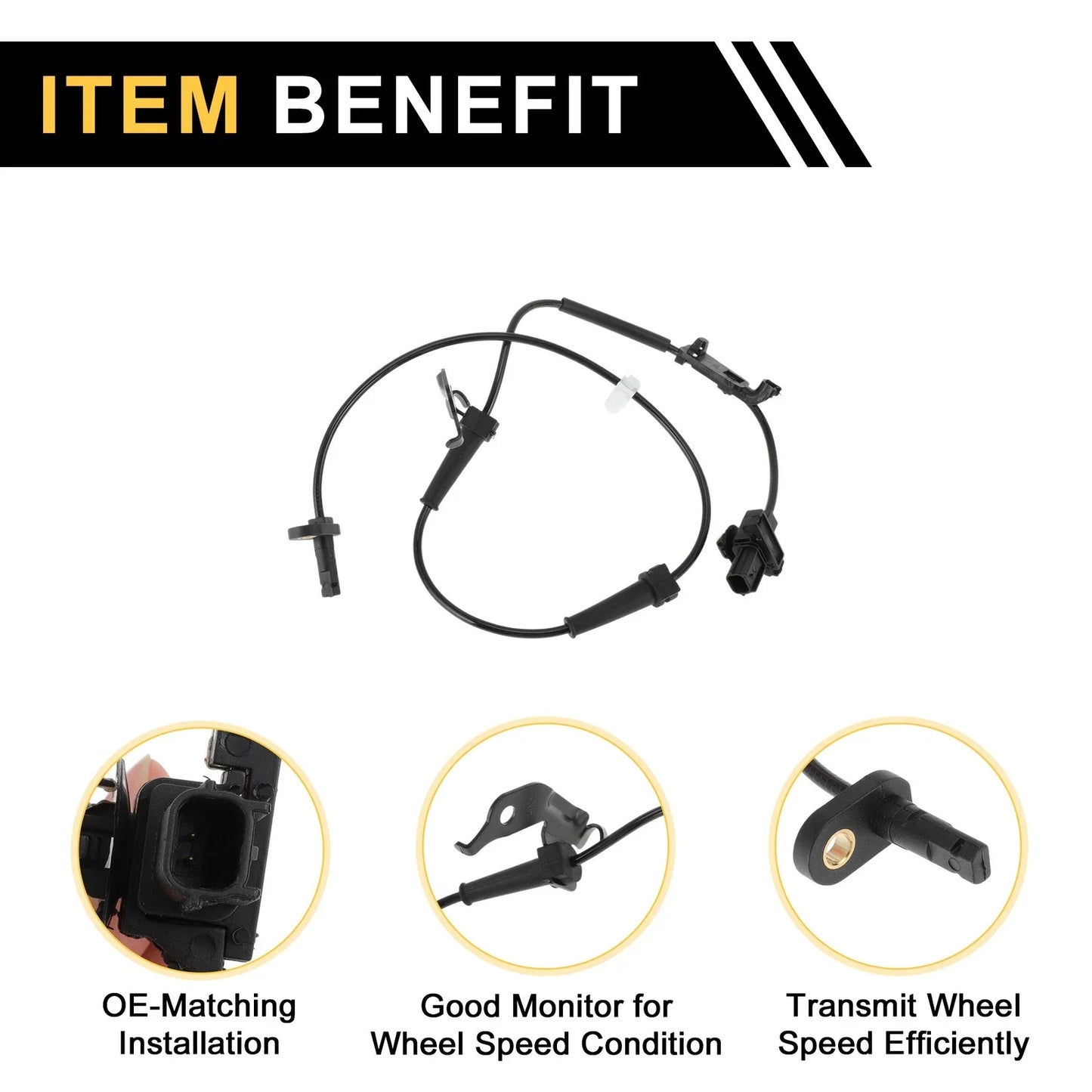 ABS Wheel Speed Sensor for Honda Jade Front Right (2013-2018)