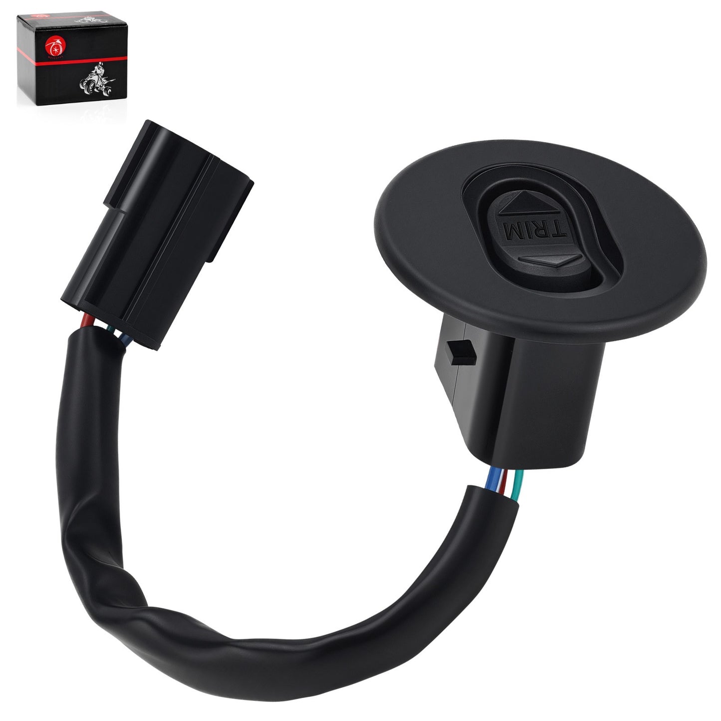 Trim Switch Round Bezel for Mercury Outboard (1965–2015)