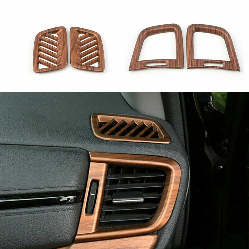 16X Peach Wood Grain Car Interior Kit Cover Trim for Honda CR-V (2017–2022)