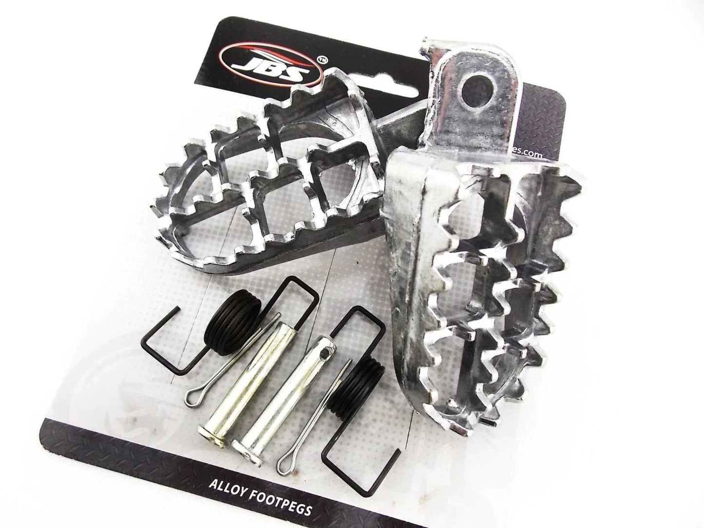 Silver Foot Pegs Set for Honda CT70 (1981-1982)
