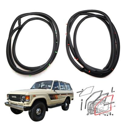 Weatherstrip Set for Toyota Land Cruiser BJ60 FJ61 FJ62 HJ60 (1980–1990)