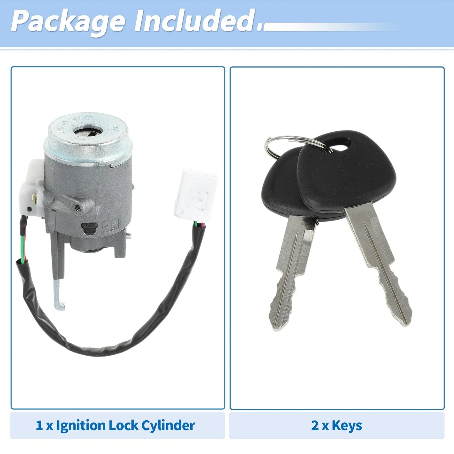 Ignition Lock Cylinder with 2 Keys for Hyundai Tucson (2005-2009)