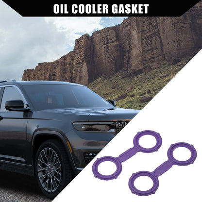 2 Pcs Oil Cooler Gasket for Mercedes-Benz Sprinter (No.A6421880580)