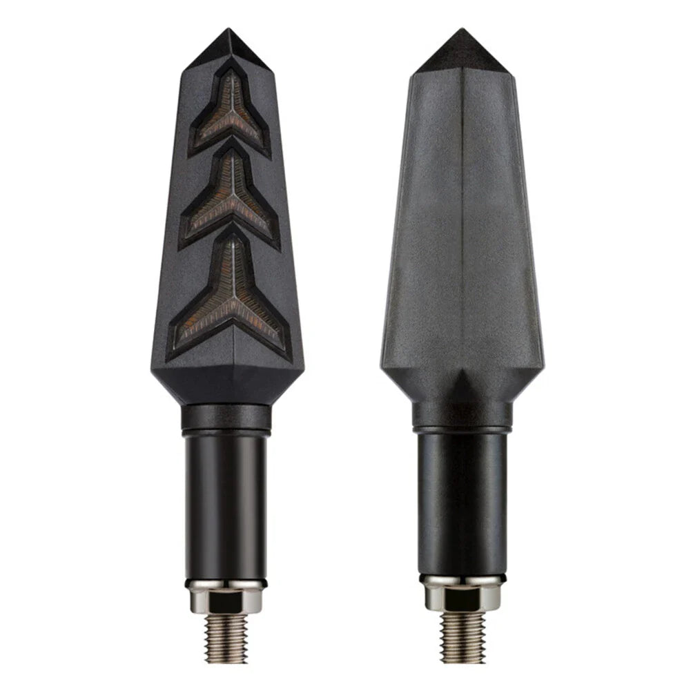 Amber LED Turn Signal Blinker Lights for Motorcycle