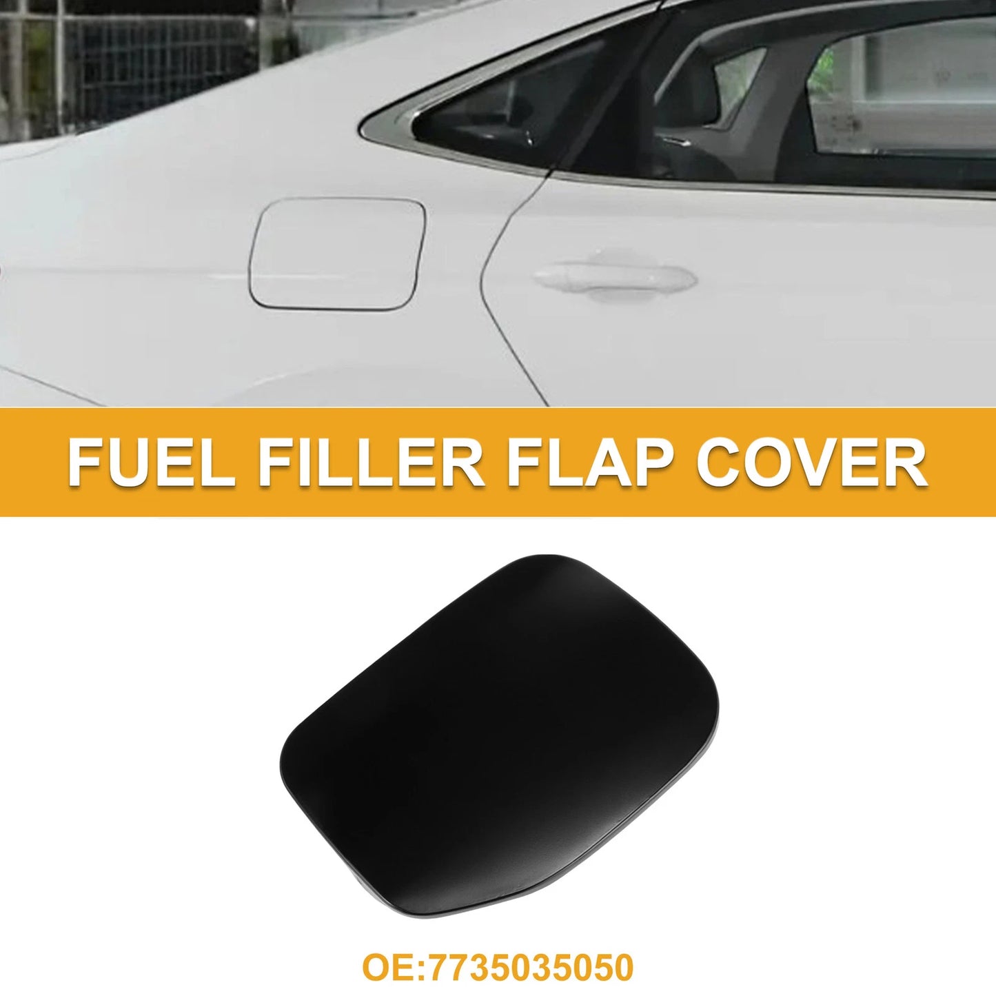 Fuel Tank Door Cap for Toyota 4Runner (2003–2009) Fuel Filler Flap Cover Black