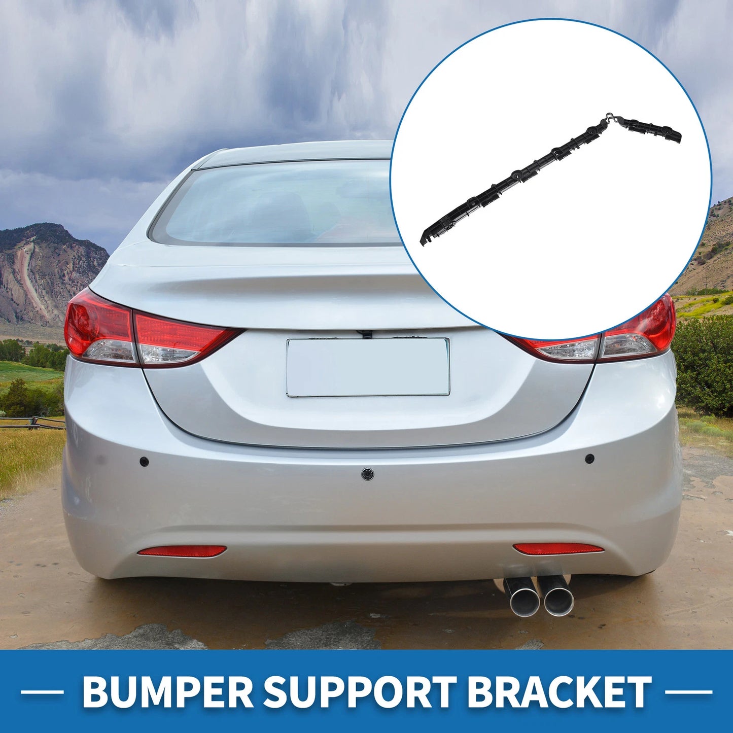 Right Rear Bumper Retainer Bracket No. 5257506090 for Toyota Camry (2012–2014)