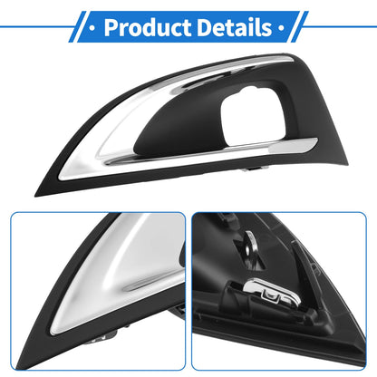 Front Left Fog Light Grille No. 9817136677 for Peugeot 3008 P84 (2016–2019) Black