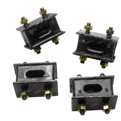 Set of 4 Rubber Exhaust Mounts for Toyota Landcruiser (1975–2007)