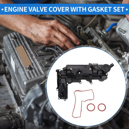 Engine Valve Cover with Gasket No.LR004200 for Land Rover Discovery Sport (2015–2023)