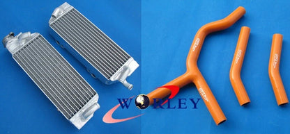 Aluminum Radiator & Hose for KTM 125/200/250/300 SX/EXC/XC/MXC (1998–2007)