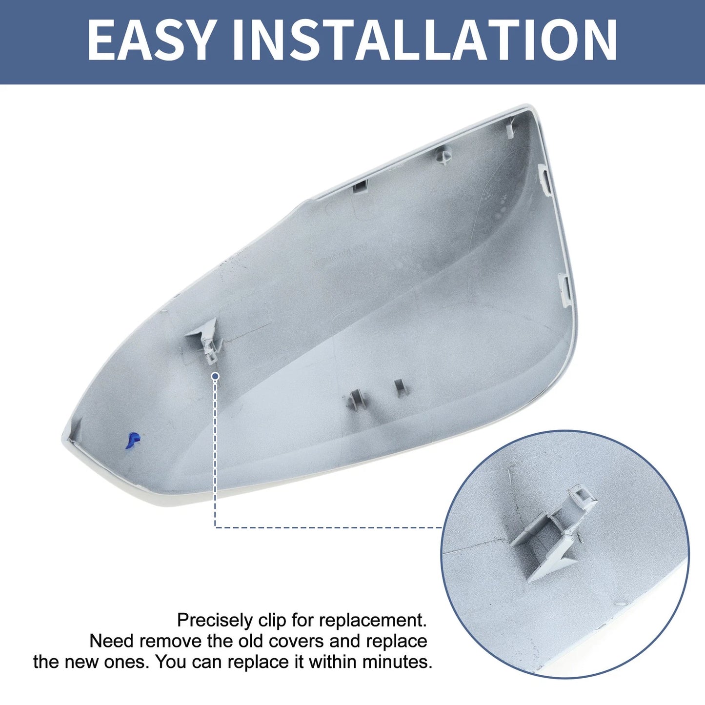 Right Side Mirror Cover Cap for Toyota RAV4 XLE (2019–2023)