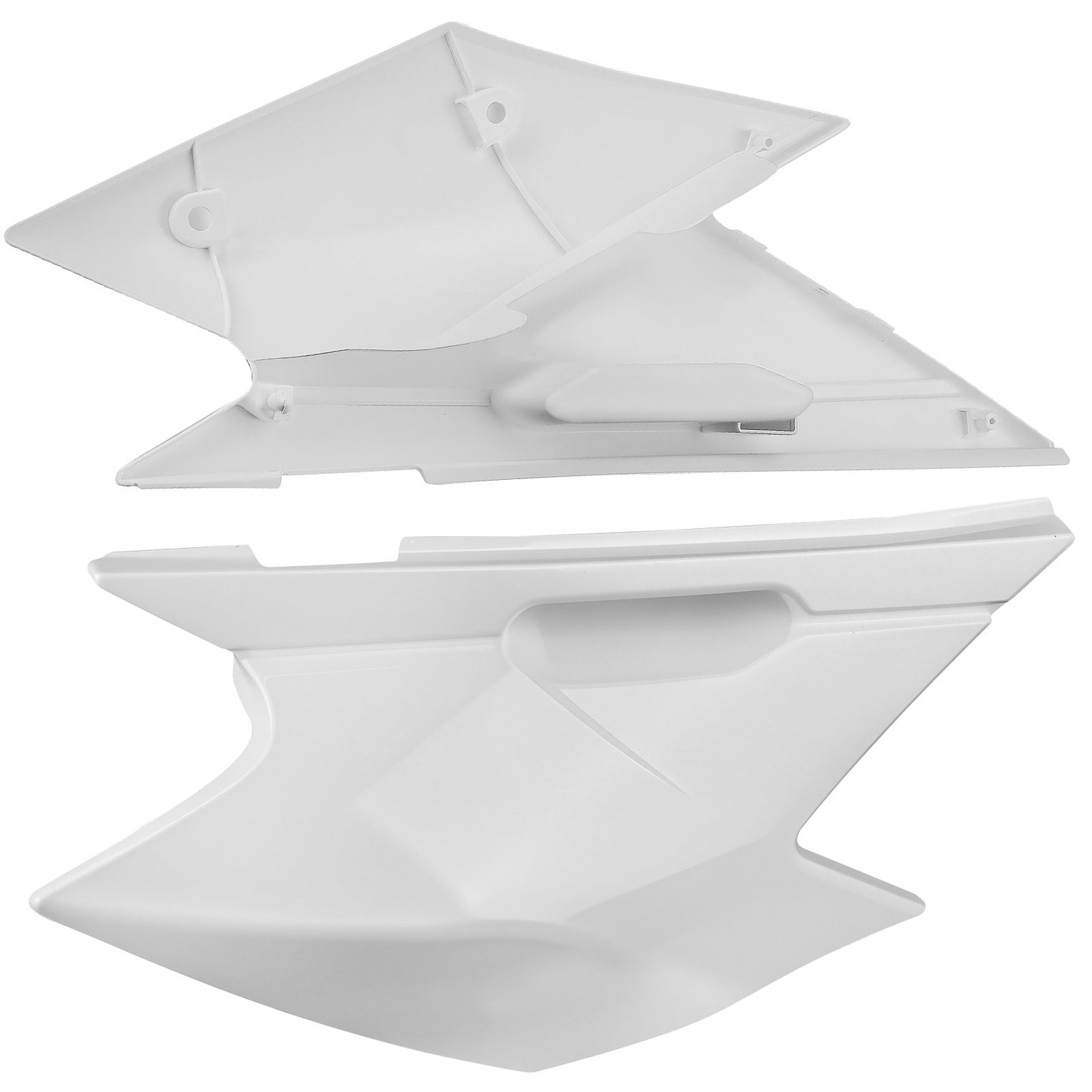 Set of 2 Rear Side Covers for Kawasaki KLX140L KLX140G KLX140 (2008–2024) White