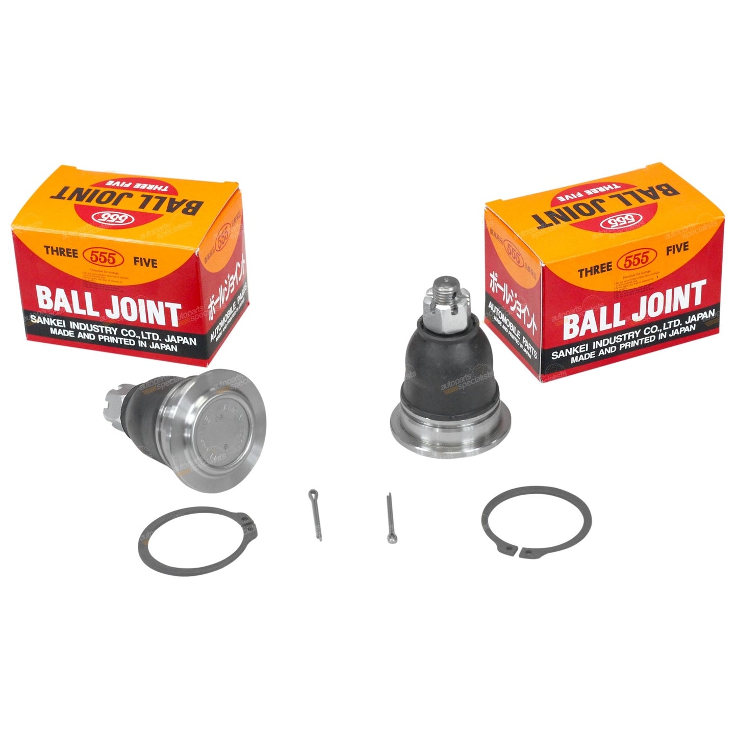 2X Upper Ball Joints for Nissan Navara D22 (1997–2016) RWD 4X4