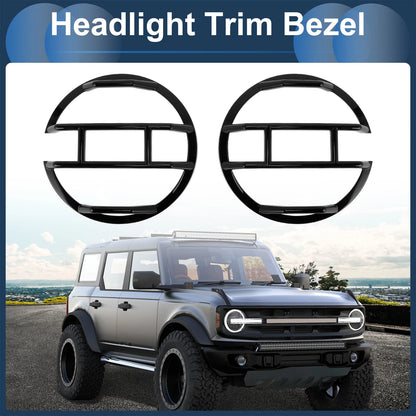 1 Pair Front Left Headlights